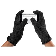 Mujjo Touchscreen-Winterhandschuhe Gloves Double Layer Unisex (kapazitiv) Gre M-L, schwarz