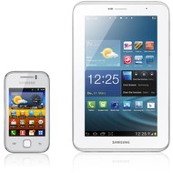Samsung S5360 Galaxy Y, pure-white + Galaxy Tab2 7.0 8GB (WLAN), weiß