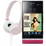 Sony Xperia P, pink