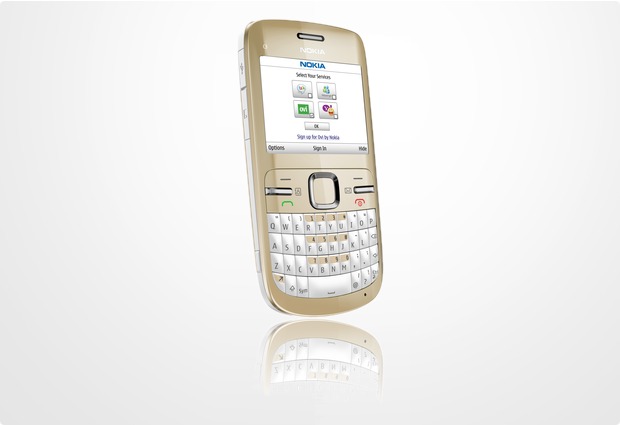 nokia c3 golden white. Nokia C3, Golden White