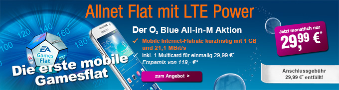 Allnet Flat mit LTE Power