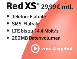 Red XS f&uuml;r mtl. 29,99 &euro;
