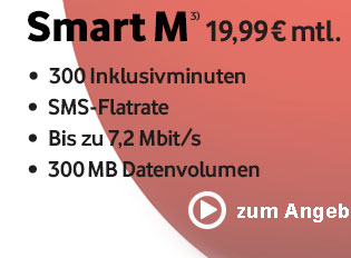 Smart M f&uuml;r mtl. 19,99 &euro;