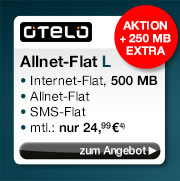 LG G3 s, white mit Allnet-Flat L Vertrag von otelo