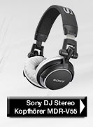 Sony DJ Stereo Kopfhörer MDR-V55, schwarz