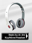 Beats by dr. dre Stereo Kopfhörer/Headset Solo HD, weiß 