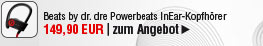 Beats by dr. dre Powerbeats InEar-Kopfhörer, schwarz