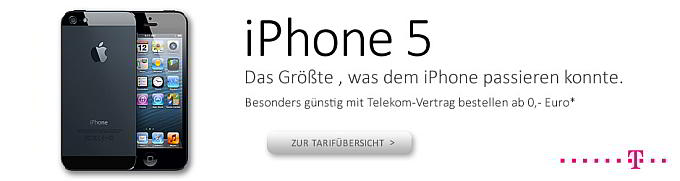 Telekom Angebot iphone 5