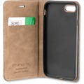  4smarts Flip-Tasche Trendline Genuine Leather mit Soft Cover fr Apple iPhone 8 / 7 schwarz