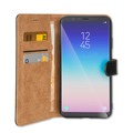  4smarts Premium Flip-Tasche URBAN fr Samsung Galaxy A8 (2018) schwarz