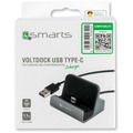  4smarts USB Typ-C Ladestation VoltDock 10W grau