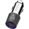 adonit Fast Car Charger Kfz-Ladegert, USB-C PD & USB-A QC 3.0, 48W, silber/grau, ADFCC