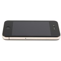 Rechte Seitenansicht Apple iPhone 4, 16GB, schwarz (refurbished)
