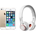 Apple iPhone 5s, 16GB, gold (Telekom) + Jabra REVO WIRELESS, wei