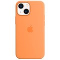Apple Silikon Case iPhone 13 mini mit MagSafe gelborange