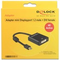  DeLock Adapter mini Displayport 1.2 Stecker > DVI Buchse 4K