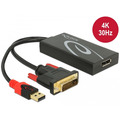DeLock Adapterkabel DVI 24+1 Stecker > Displayport 1.2 Buchse