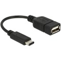 DeLock Adapterkabel - USB-Buchse > USB-C-Stecker - 15cm