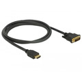  DeLock Kabel DVI 24+1 Stecker > HDMI-A Stecker 1,5 m