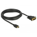  DeLock Kabel DVI 24+1 Stecker > HDMI-A Stecker 2,0 m