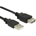  DeLock Kabel USB 2.0 Verlngerung, A/A 0,5 m schwarz