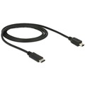  DeLock Kabel USB Type-C 2.0 Stecker>USB 2.0 Mini-B Stecker