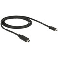  DeLock Kabel USB Type-C 2.0 > USB 2.0 Micro-B 1 m schwarz