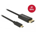 DeLock Kabel USB Type-C Stecker > Displayport Stecker DP-Alt Mode 4K 60 Hz 3 m