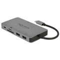  DeLock USB Type-C Dockingstation 4K - HDMI / VGA / USB 3.1 / SD / LAN / PD 3.0