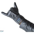  hi-Fun Bluetooth Leder-Handschuhe Hi-Call L, schwarz