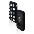 Incipio dotties fr iPhone 3G, schwarz mit grau-weien Punkten