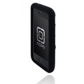 Vorderseite Incipio dotties fr iPhone 3G, schwarz mit grau-weien Punkten
