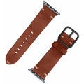  JT Berlin Watchband Alex Vintage | Apple Watch Ultra/42/44/45mm | braun - Aluminium space grau | M/L | 10716