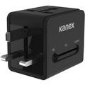  Kanex 4in1 Dual-USB Ladegert - 3,1A - US, UK, EU, AU - schwarz