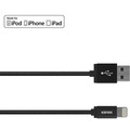Kanex DuraFlex Charge/Sync-Kabel - Lightning auf USB-A - 1,2m - matt schwarz
