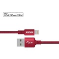 Kanex Premium Charge/Sync-Kabel  Apple Lightning auf USB-A  3m  rot