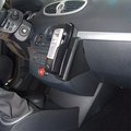 Kuda Lederkonsole für Renault Clio III ab 10/05 Mobilia / Kunstleder schwarz