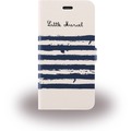 Little Marcel Folio Paint Marin - BookCover für Apple iPhone 6/6S, sand/blau
