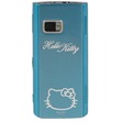 Rckseite Hello Kitty Nokia X6 8GB, azur-blau
