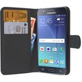  Pedea BookCover Classic fr Samsung Galaxy J7, schwarz