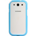  Twins 2Color Bumper fr Samsung Galaxy S3, wei-blau