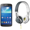 Samsung Galaxy S4 Active, grau (Telekom) + Jabra Stereo Headset REVO, grau