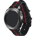  Samsung Premium Nato Armband Strap Studio, 20mm Gear Sport/Galaxy, black-red
