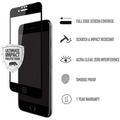  Skech Frontier Full-Fit 2,5D Temp. Glass Displayschutz iPhone SE (2020), schwarz, SK28-GLPF-BLK-2