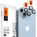 Spigen Glas tR EZ Fit Optik Pro (2P) for iPhone 14/iPhone 14 Plus schwarz