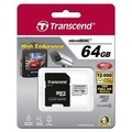 Transcend 64GB mircoSDHC, Class 10, Video Recording