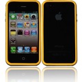  Twins 2Color Bumper fr iPhone 4, gelb-schwarz