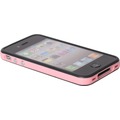  Twins 2Color Bumper fr iPhone 4 / 4S, schwarz-rosa