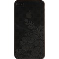  Twins Micro Flower fr iPhone 4, schwarz-transparent
