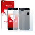 upscreen Scratch Shield Clear Premium Displayschutzfolie für Samsung Galaxy S7 Edge (Vorder + Rückseite)